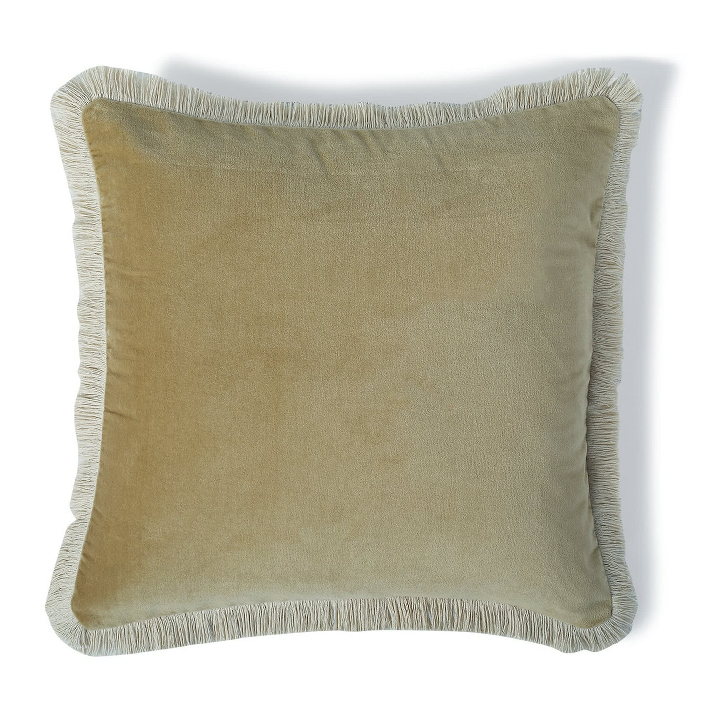 Coussin Velours de Coton Craie 50x50 Japandi – Riva