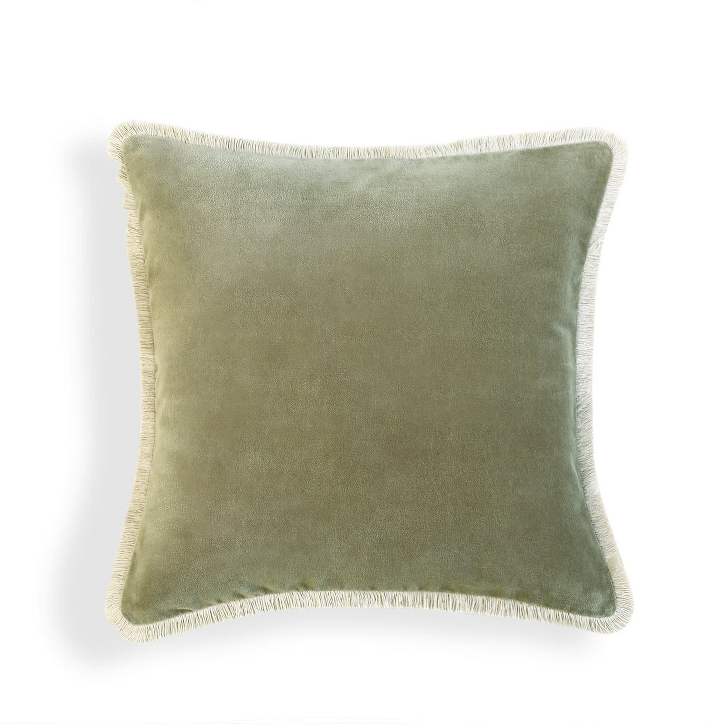 Coussin Velours de Coton Craie 50x50 Japandi – Riva