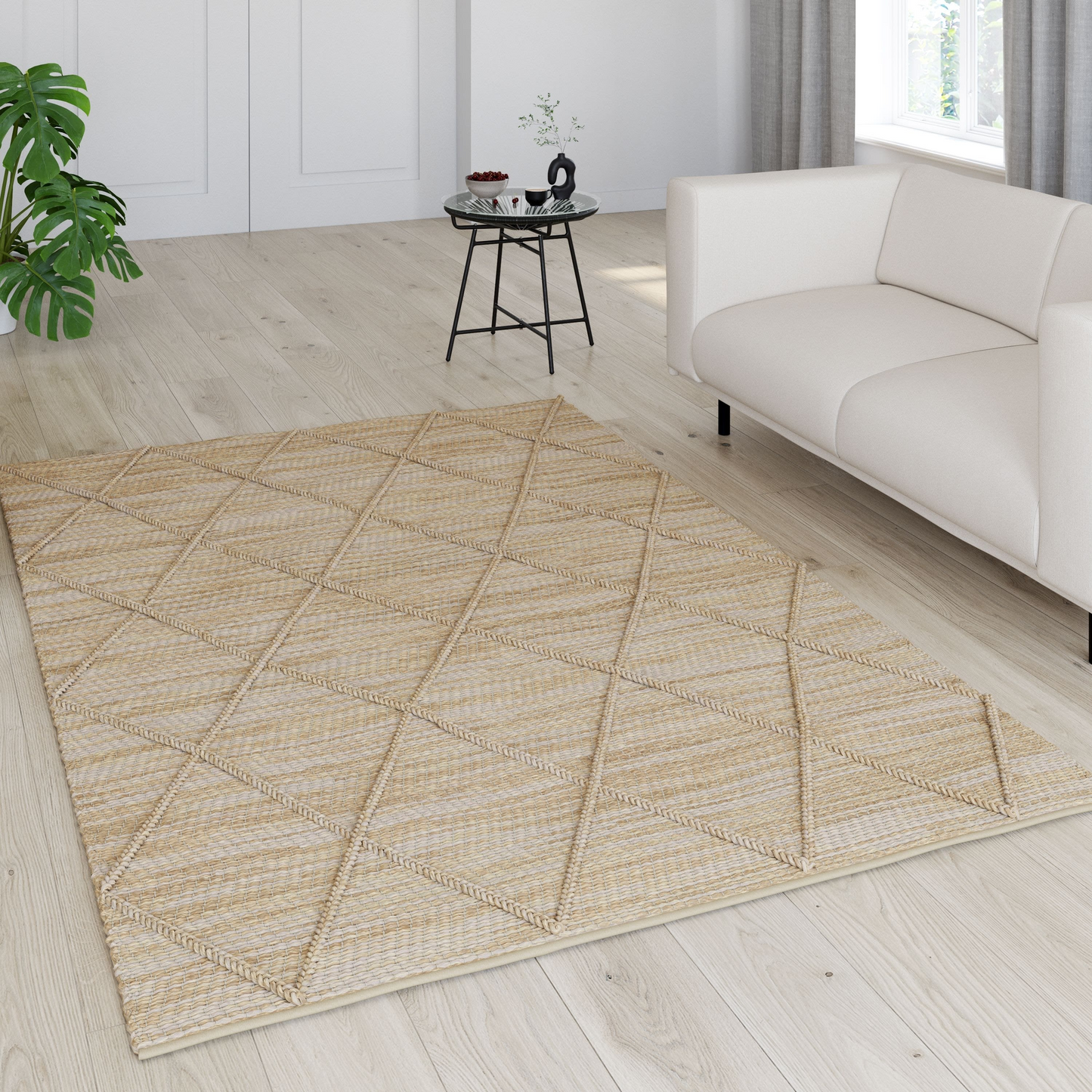 Tapis Japandi Jute Tressé – Garret