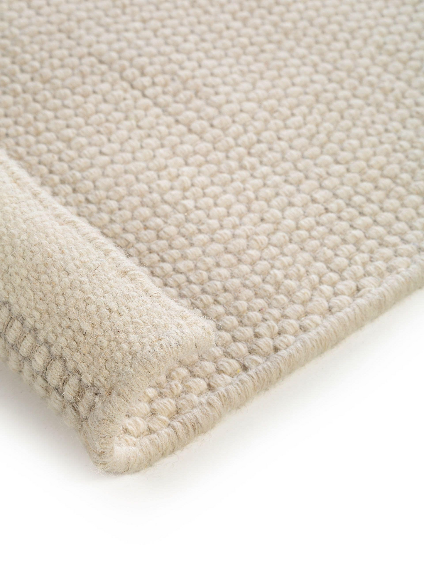 Tapis Japandi Laine Blanc – Rocco