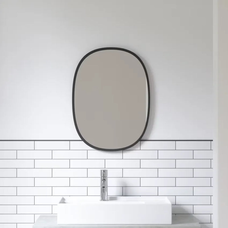 Miroir Japandi Ovale Mural 61×46 – Hub