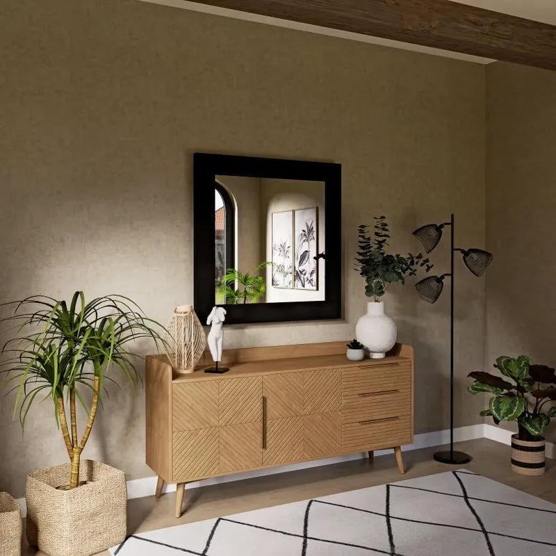 Buffet Japandi Vintage 2 Portes 3 Tiroirs – Axelle