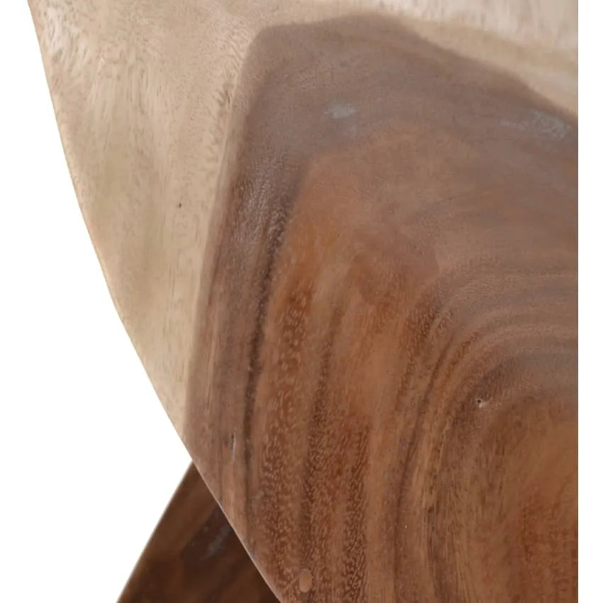 Tabouret Japandi Bois de Suar Beige – Sanu