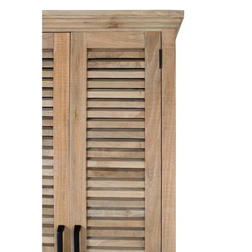 Armoire Japandi Bois Mangue Naturel – Venecia