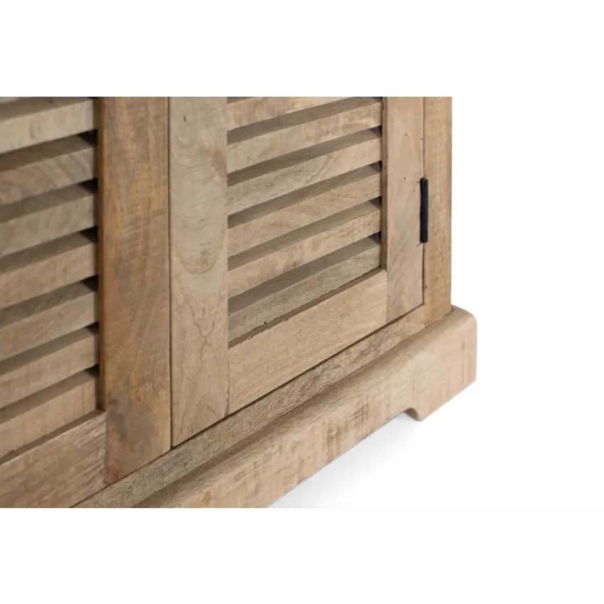 Armoire Japandi Bois Mangue Naturel – Venecia