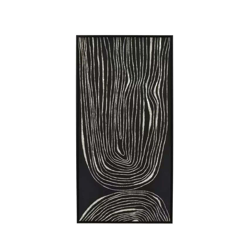 Toile Japandi Cadre Noir – Sestri II