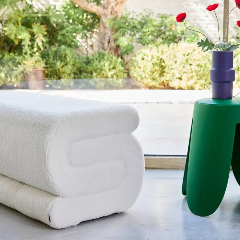 Banc Japandi Bouclette Crème Design – Sasha