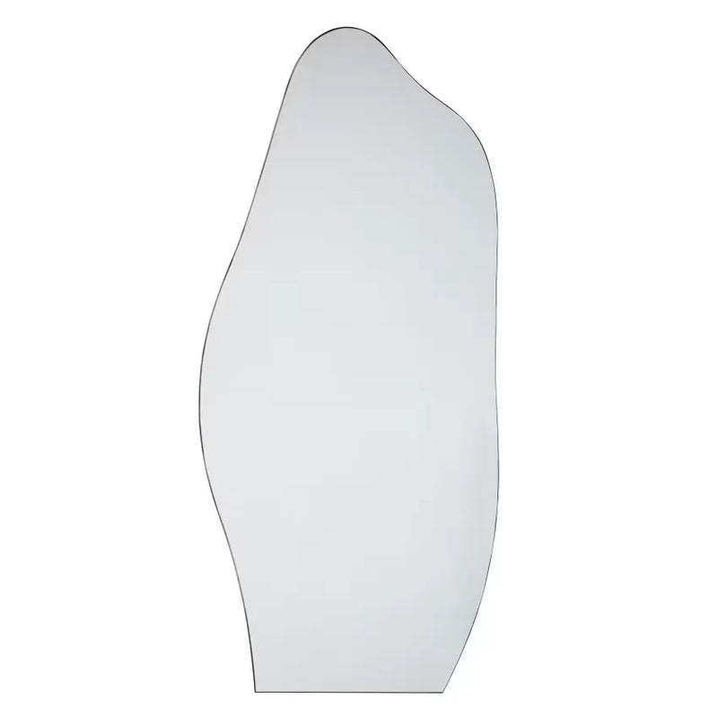 Miroir Japandi Organique Acier Noir 82×180 – Pablo