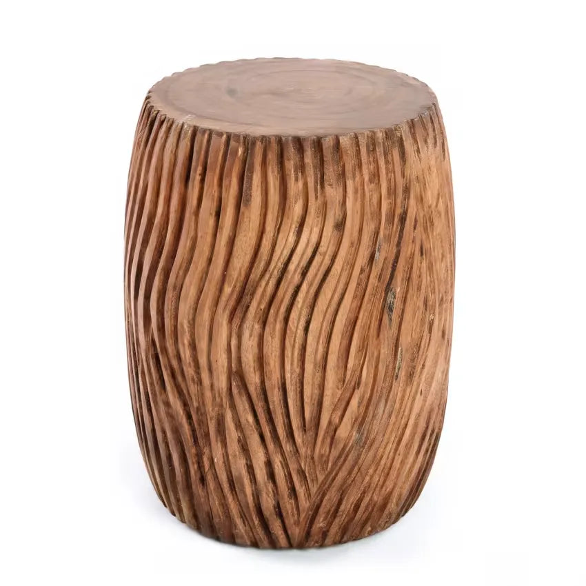 Tabouret Japandi Bois de Suar – Summer