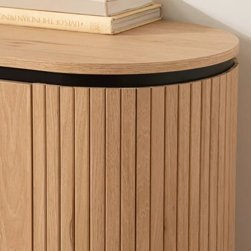 Buffet Japandi 2 Portes Effet Bois Clair 120 cm – Malaga