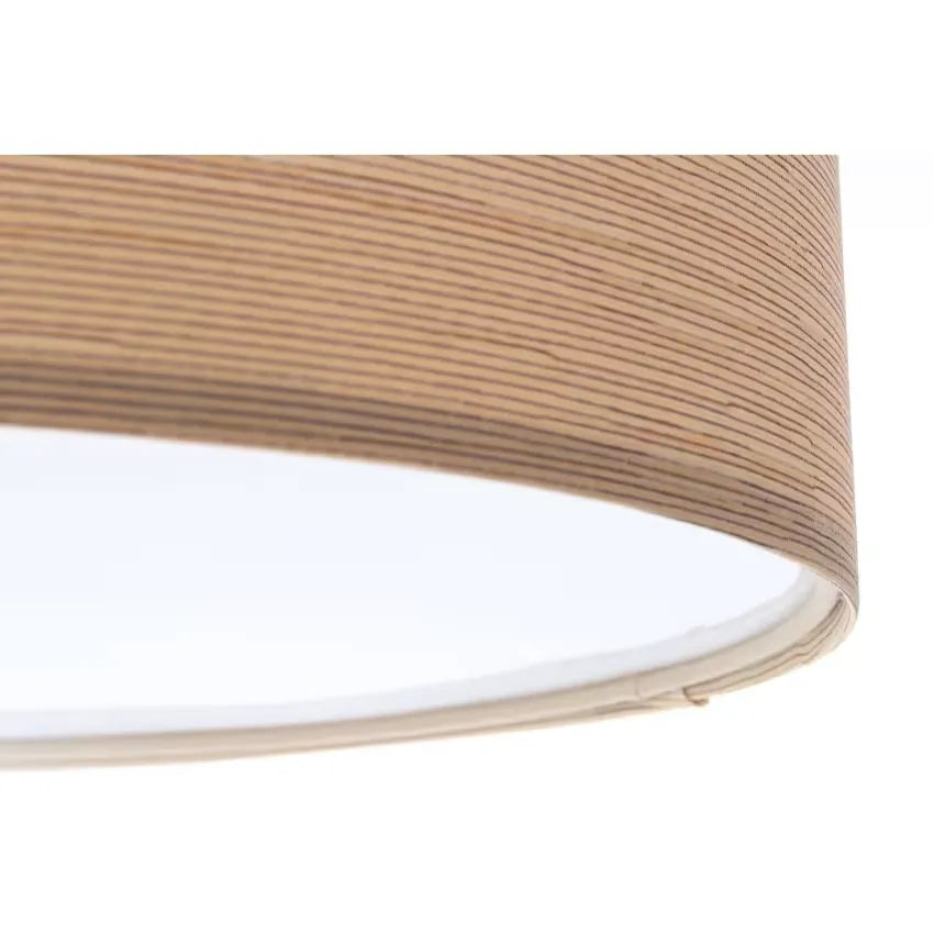 Plafonnier Japandi Tissu & Bois Clair – Natural