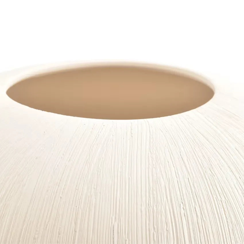 Vase Japandi Grès Beige 28×23 – Vico