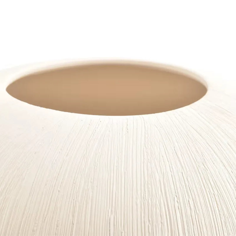 Vase Japandi Grès Beige 28×23 – Vico