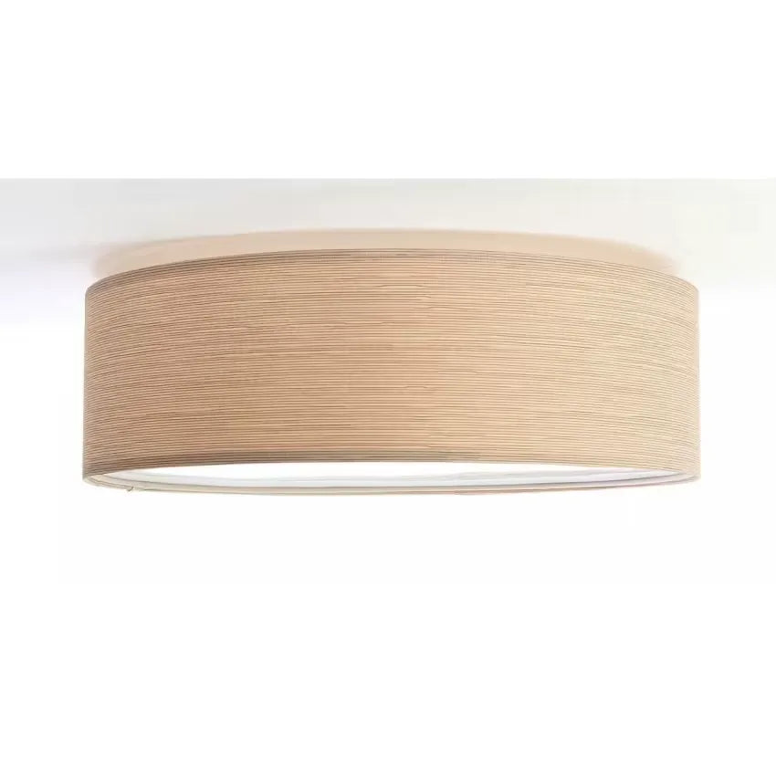Plafonnier Japandi Tissu & Bois Clair – Natural