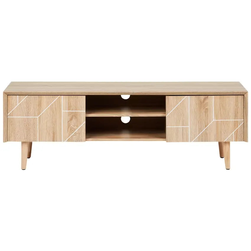 Meuble TV Japandi Marron Clair – Franklin