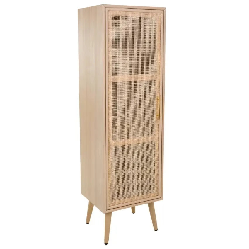 Armoire Japandi Treillis Marron 40,5×37×139,5 – Neri