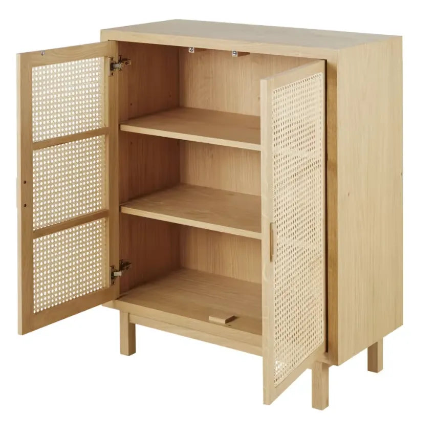 Buffet Japandi 2 Portes Cannage Rotin – Canopy