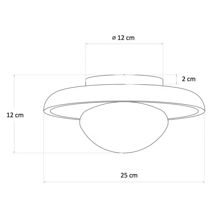 Plafonnier Japandi Verre Beige/Blanc & Bois – Jio
