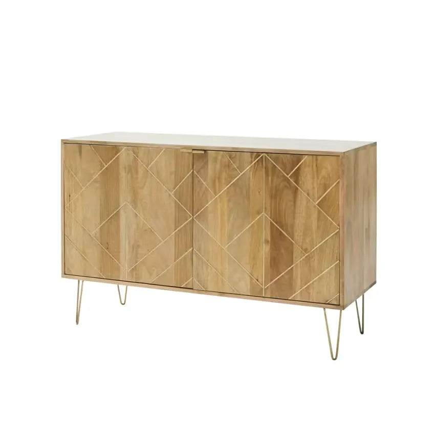 Buffet Japandi 2 Portes Manguier Massif – Stella