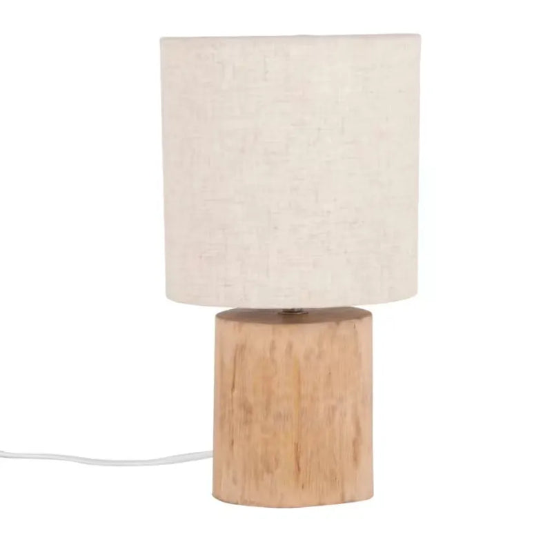 Lampe Japandi Eucalyptus & Coton Écru – Calvi