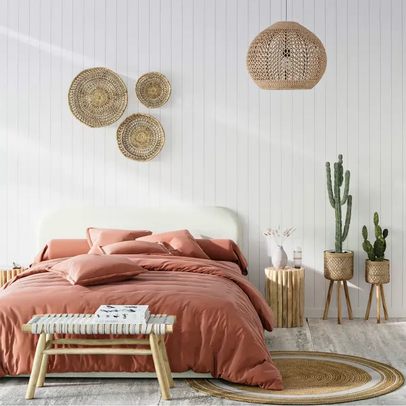 Banc Japandi Macramé & Teck – Kira