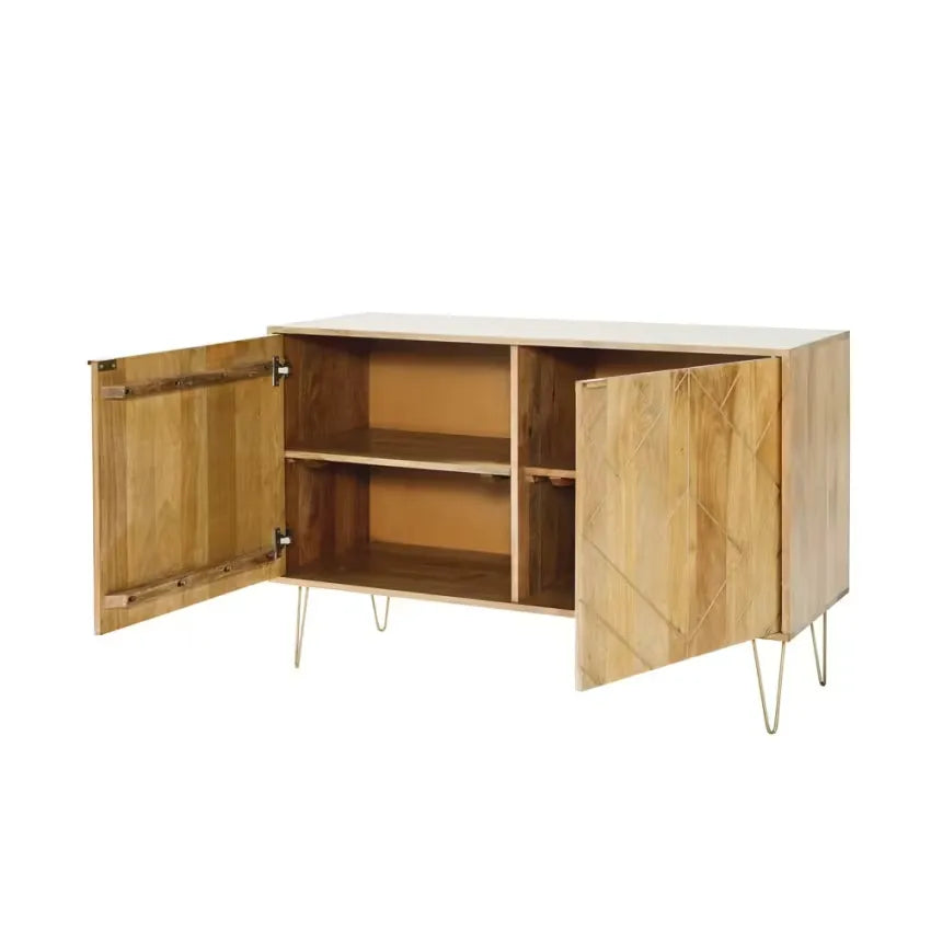 Buffet Japandi 2 Portes Manguier Massif – Stella