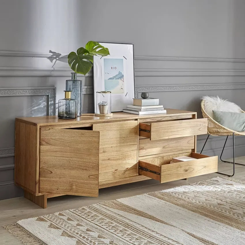 Commode Japandi Mindi Massif 180 cm – Tilo
