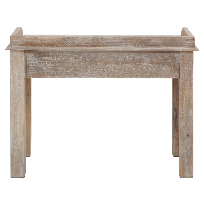 Bureau Japandi 2 portes Bois Marron – Malati