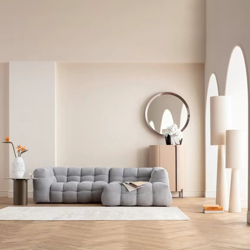 Lampadaire Japandi Lin Bouclette H190 – Marleen