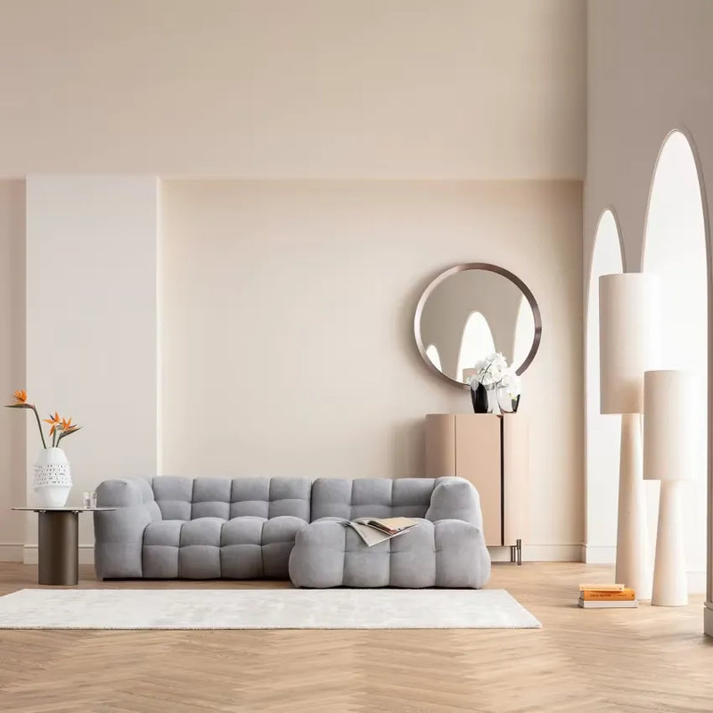 Lampadaire Japandi Lin Bouclette H190 – Marleen