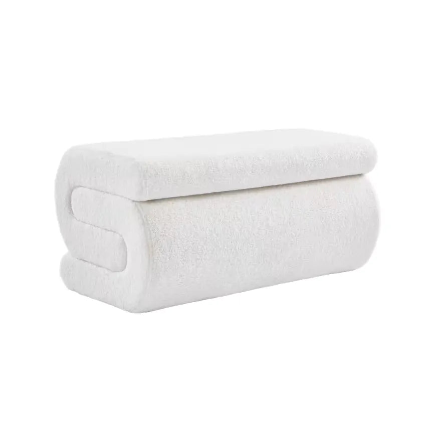 Banc Japandi Bouclette Crème Design – Sasha