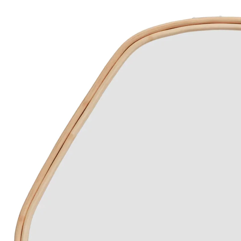 Miroir Japandi Organique Rotin 76,5×53 – Tseri