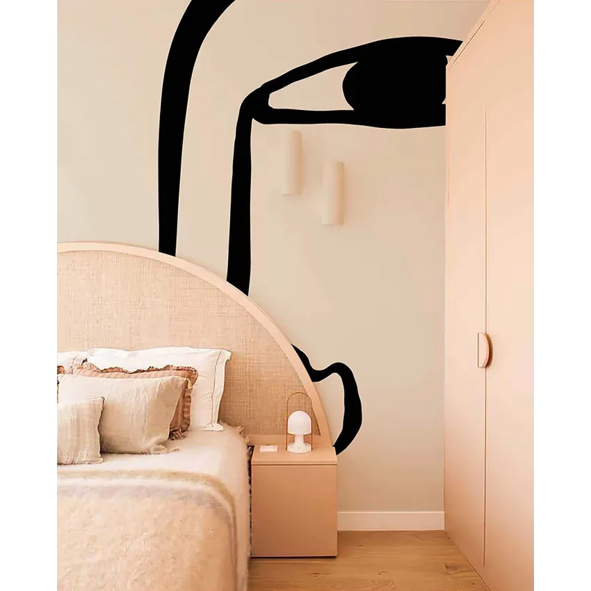 Papier peint Japandi Visage 300x200 cm – Les Jazz