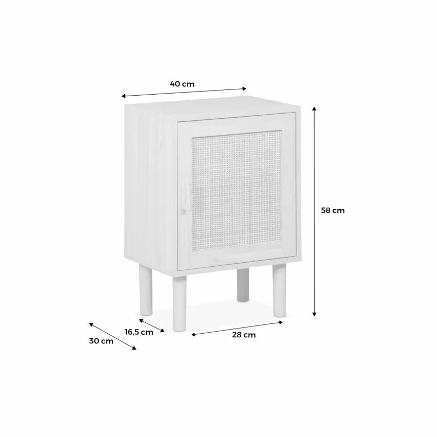Tables de chevet Japandi Cannage – Camargue