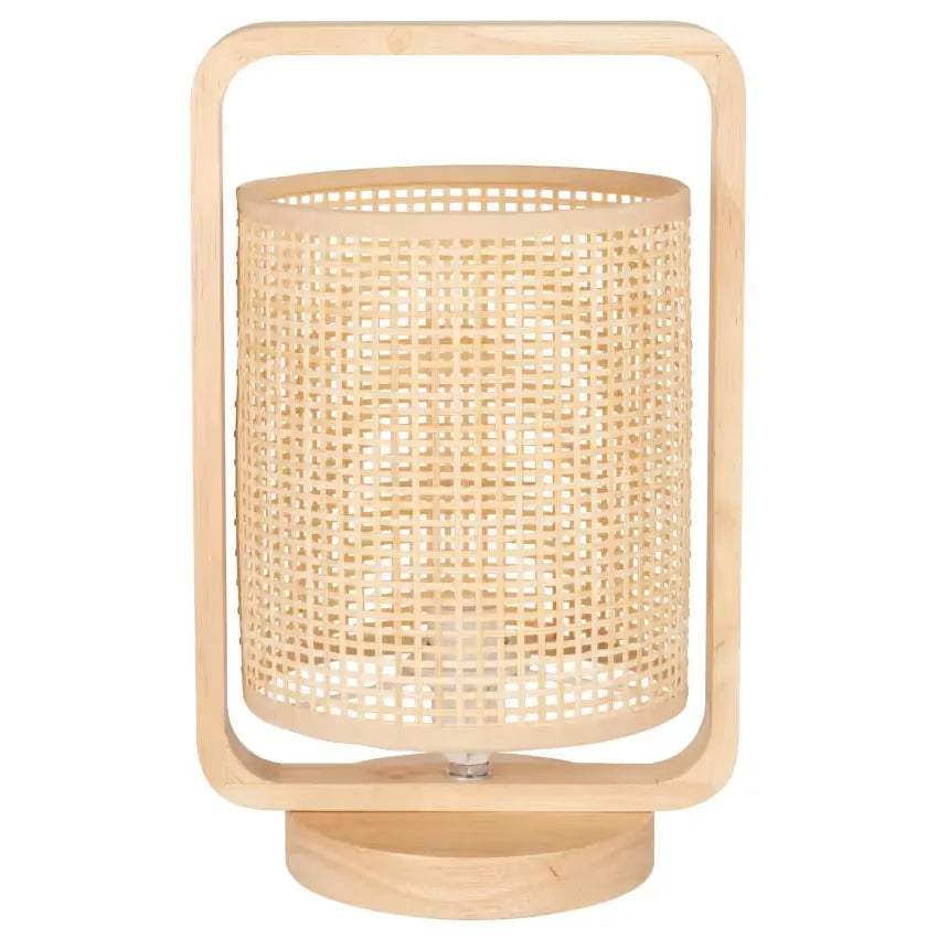 Lampe Japandi Hévéa & Bambou – Griffin