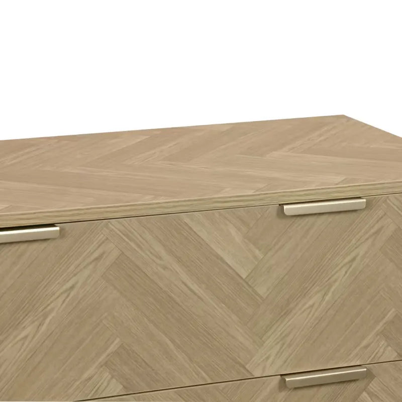Commode Japandi 4 Tiroirs Chevron – Budapest