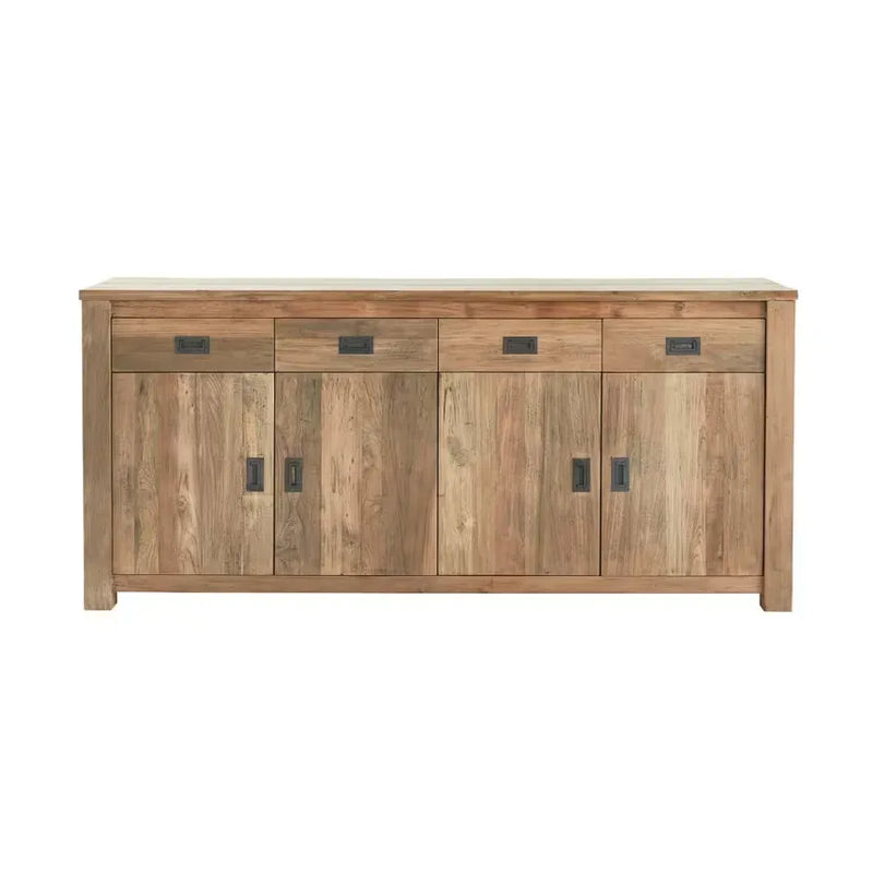 Buffet Japandi Teck Recyclé Massif 200 cm – Cargo
