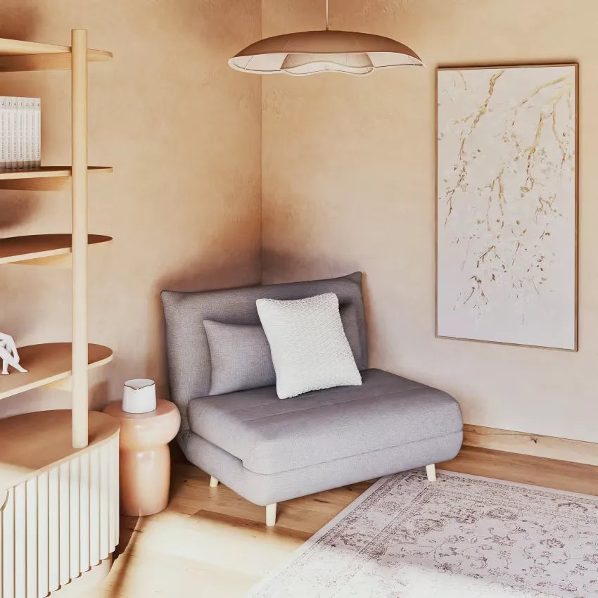 Suspension Japandi Lin Beige Crème – Mirave