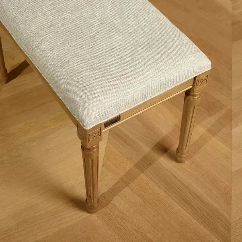 Banc Japandi Hévéa & Lin Beige – Stephen