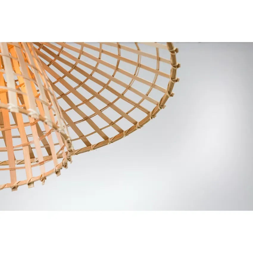 Suspension Japandi Bambou Naturel Ø 57 – Machupicchu