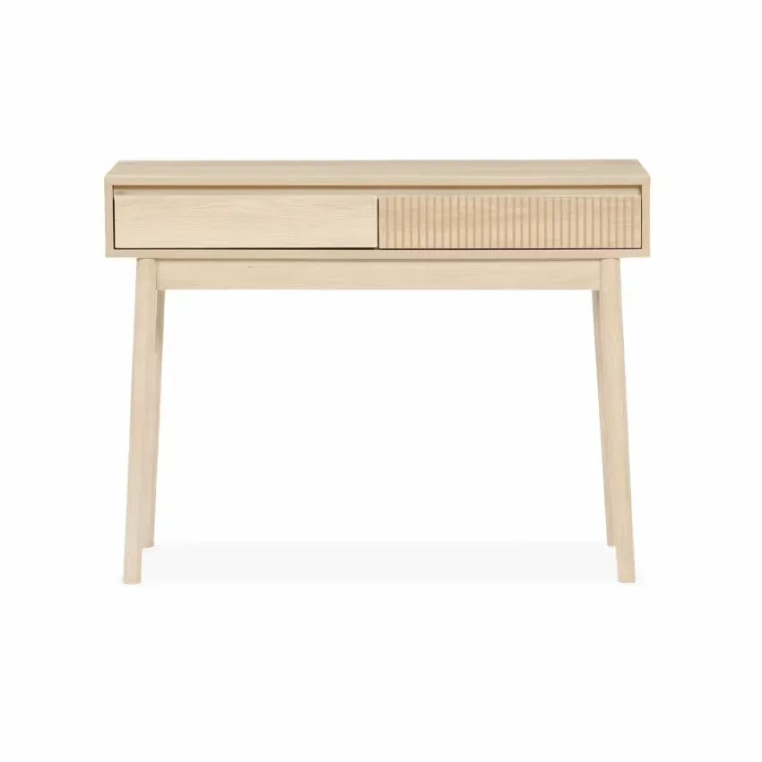 Console Japandi Bois 2 tiroirs – Linear