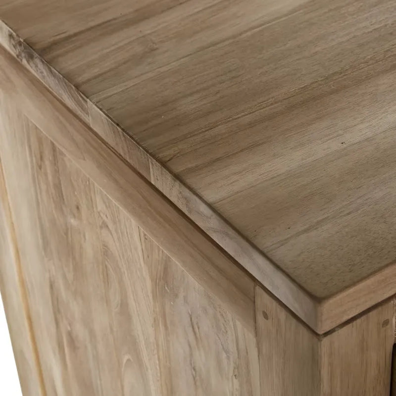 Commode Japandi Teck Massif 120 cm – Aldo