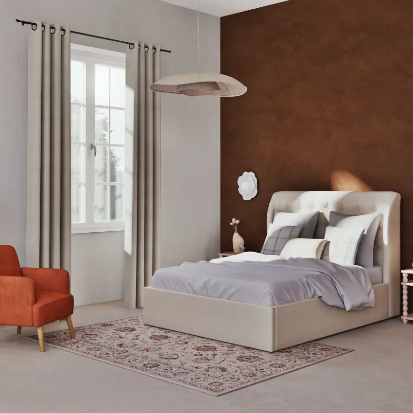 Suspension Japandi Lin Beige Crème – Mirave