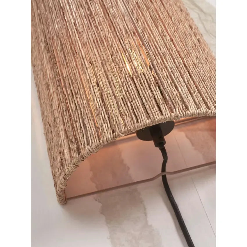 Applique Japandi Textile Brun 25×25×32 – Iguazu