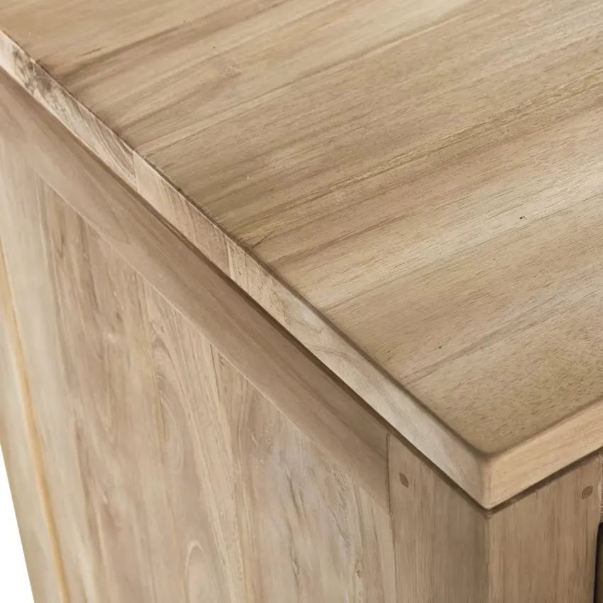 Commode Japandi Teck Massif 120 cm – Aldo