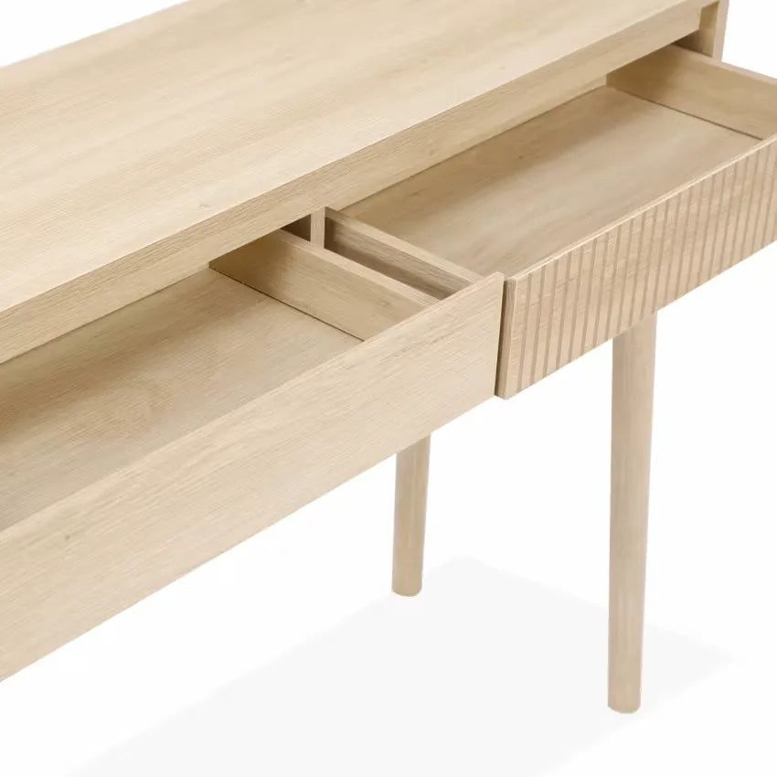 Console Japandi Bois 2 tiroirs – Linear