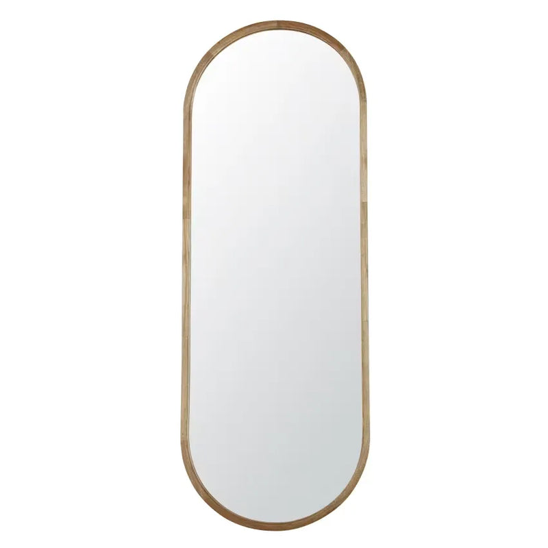 Miroir Japandi Ovale Manguier 60×170 – Roxane