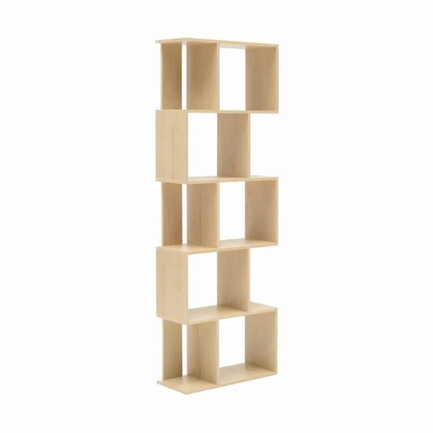 Étagère Japandi 5 Niveaux Chêne Clair – Madrid