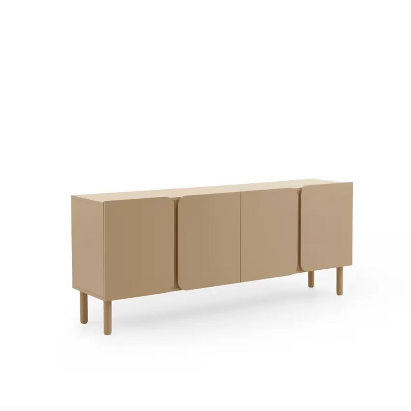 Buffet Japandi Beige Bords Arrondis – Orea