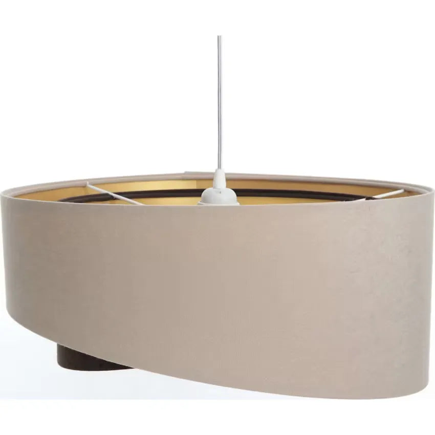 Suspension Japandi Tissu Beige – Galaxy Eco